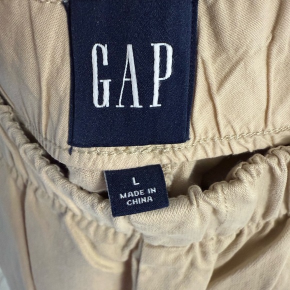 GAP Khaki Elastic Waist Pants size Large NWT - Picture 5 of 7